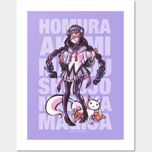 Homura Akemi Wall Art by Kerkikerk